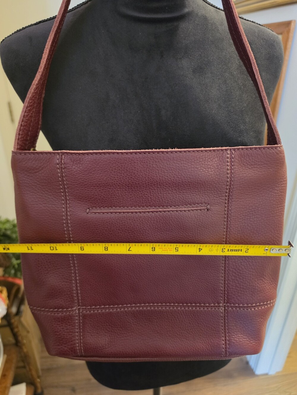 The Sak Women's Leather Tote in Burgundy - Picture 7 of 8